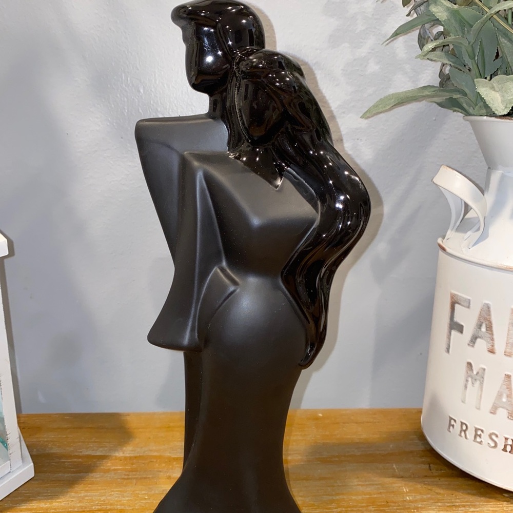 Vintage 1980 Lindsey B. Style Couple Art Deco Figure Statue